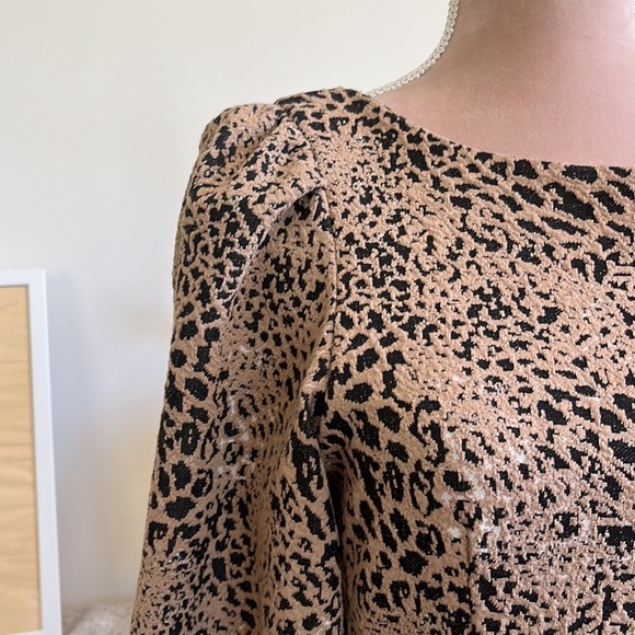 NWoT Maeve / Anthropologie Leopard print dress, size 10 - Picture 11 of 11